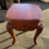 Intricately Carved Solid Wood End or Side Table - Image 4